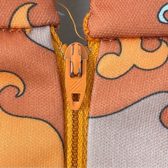 Vintage 60s Emilio Borghese Dress Roma Italy Hostess Tiger Bohemian Hippie Small - Picture 6 of 8